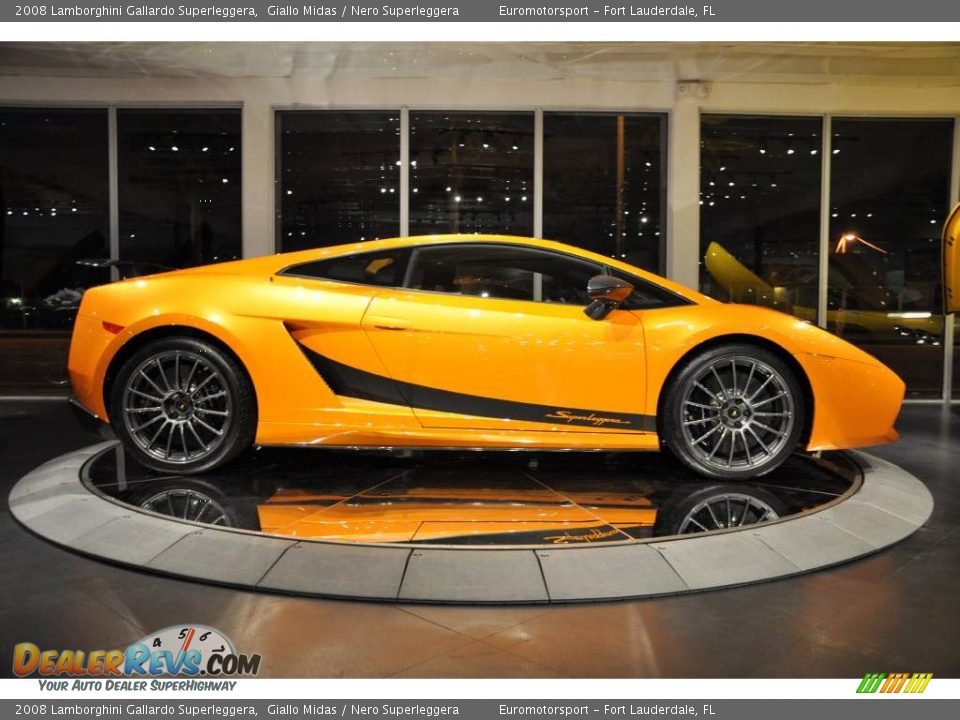 2008 Lamborghini Gallardo Superleggera Giallo Midas / Nero Superleggera Photo #4
