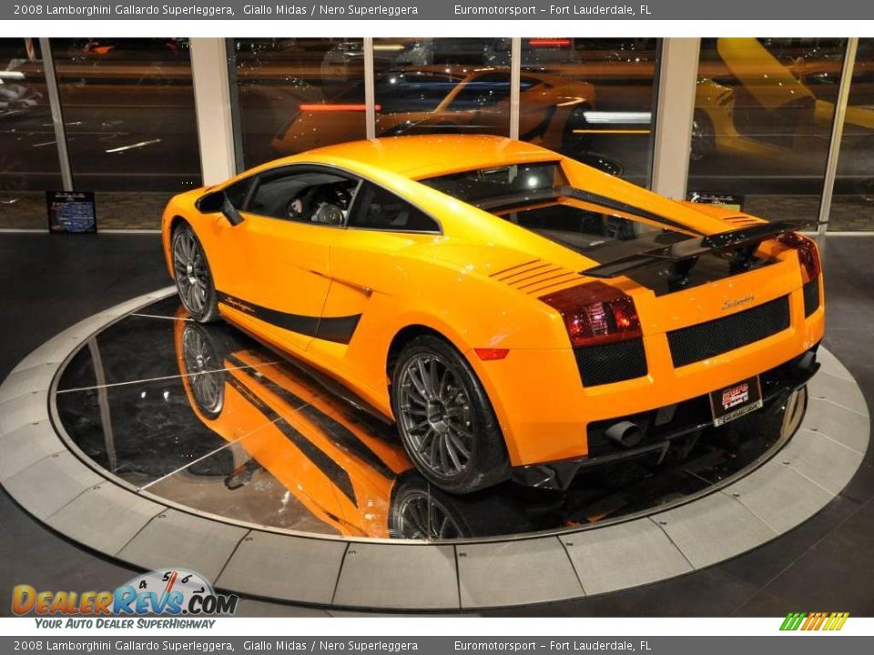 2008 Lamborghini Gallardo Superleggera Giallo Midas / Nero Superleggera Photo #5