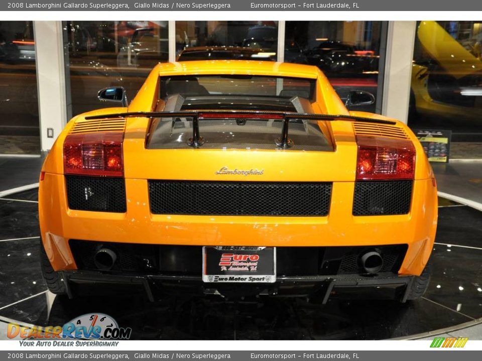 2008 Lamborghini Gallardo Superleggera Giallo Midas / Nero Superleggera Photo #6