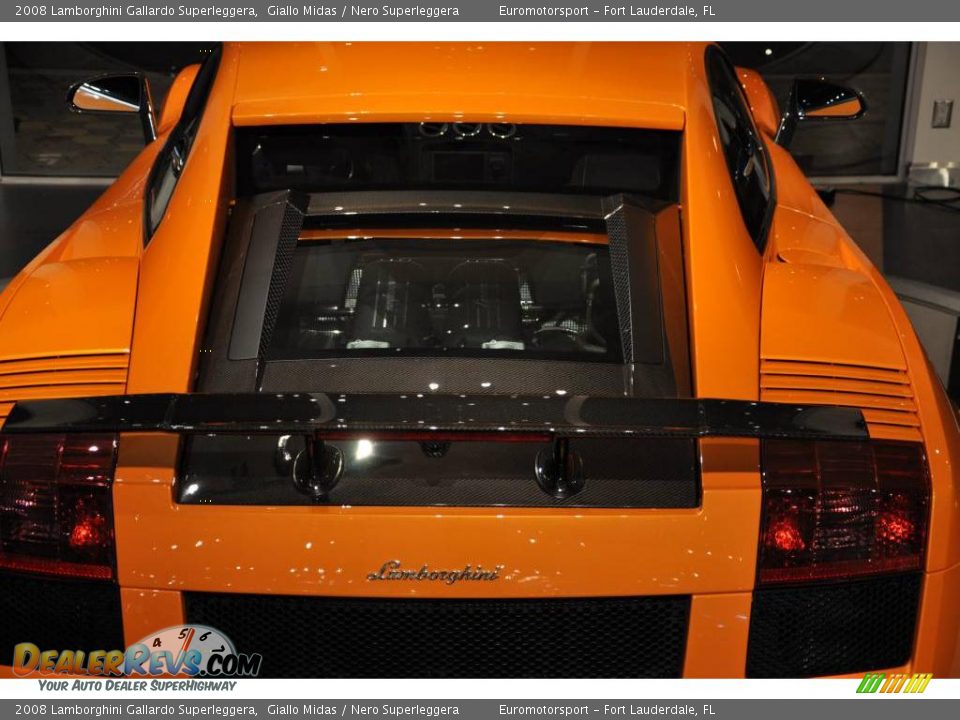 2008 Lamborghini Gallardo Superleggera Giallo Midas / Nero Superleggera Photo #8