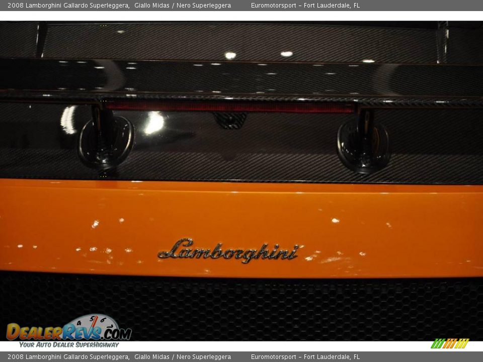 2008 Lamborghini Gallardo Superleggera Giallo Midas / Nero Superleggera Photo #9
