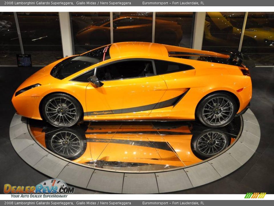 2008 Lamborghini Gallardo Superleggera Giallo Midas / Nero Superleggera Photo #10