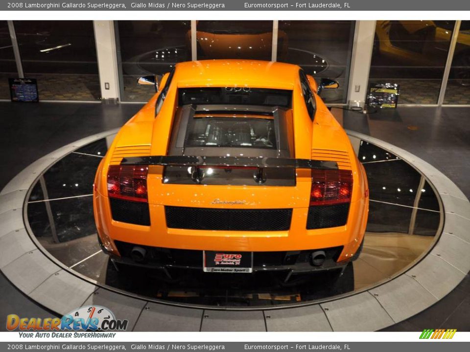 2008 Lamborghini Gallardo Superleggera Giallo Midas / Nero Superleggera Photo #11