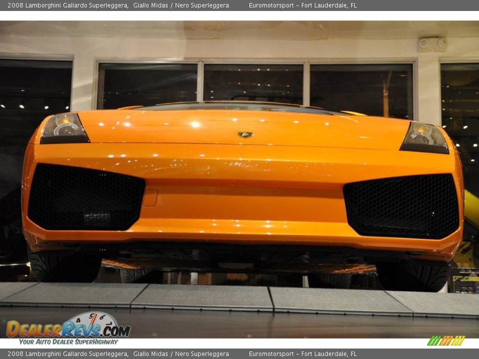 2008 Lamborghini Gallardo Superleggera Giallo Midas / Nero Superleggera Photo #14