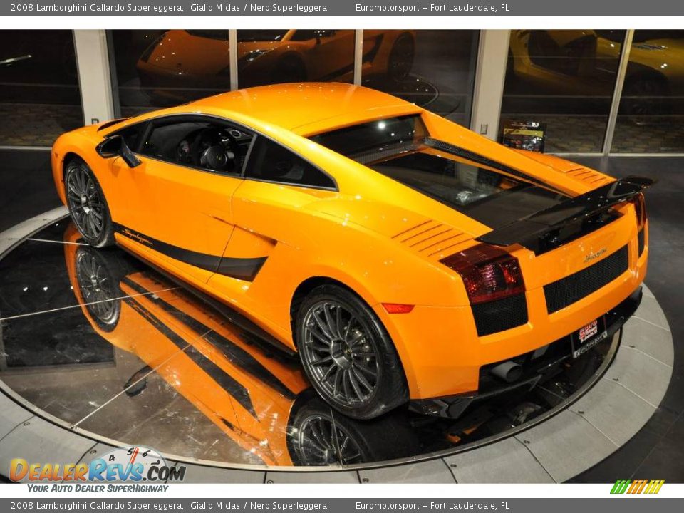 2008 Lamborghini Gallardo Superleggera Giallo Midas / Nero Superleggera Photo #15