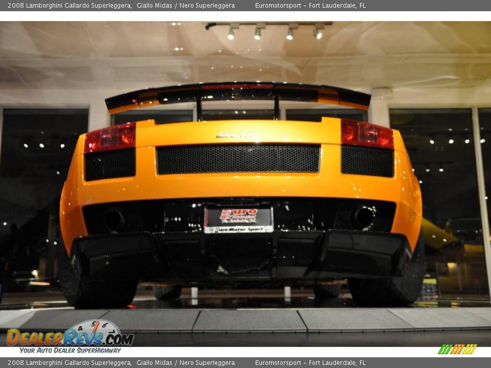 2008 Lamborghini Gallardo Superleggera Giallo Midas / Nero Superleggera Photo #16