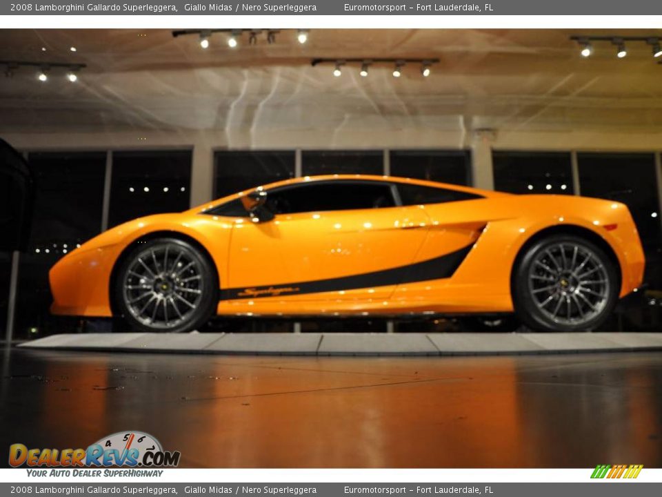 2008 Lamborghini Gallardo Superleggera Giallo Midas / Nero Superleggera Photo #18