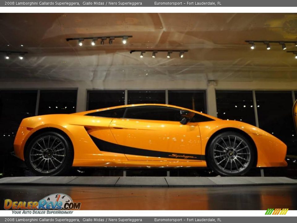 2008 Lamborghini Gallardo Superleggera Giallo Midas / Nero Superleggera Photo #20