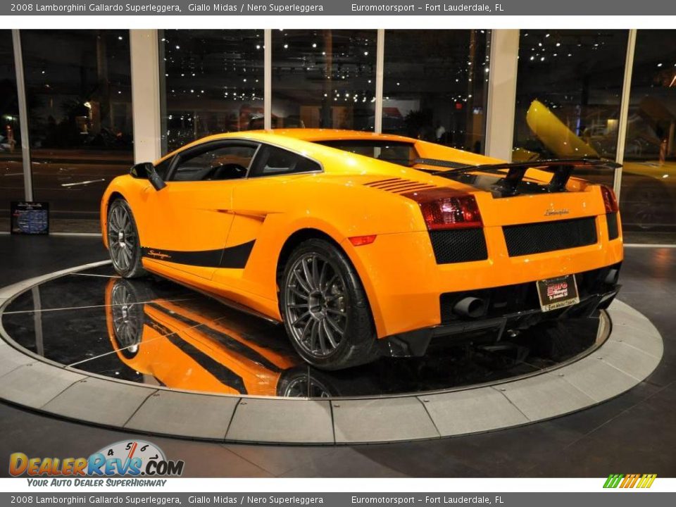2008 Lamborghini Gallardo Superleggera Giallo Midas / Nero Superleggera Photo #21