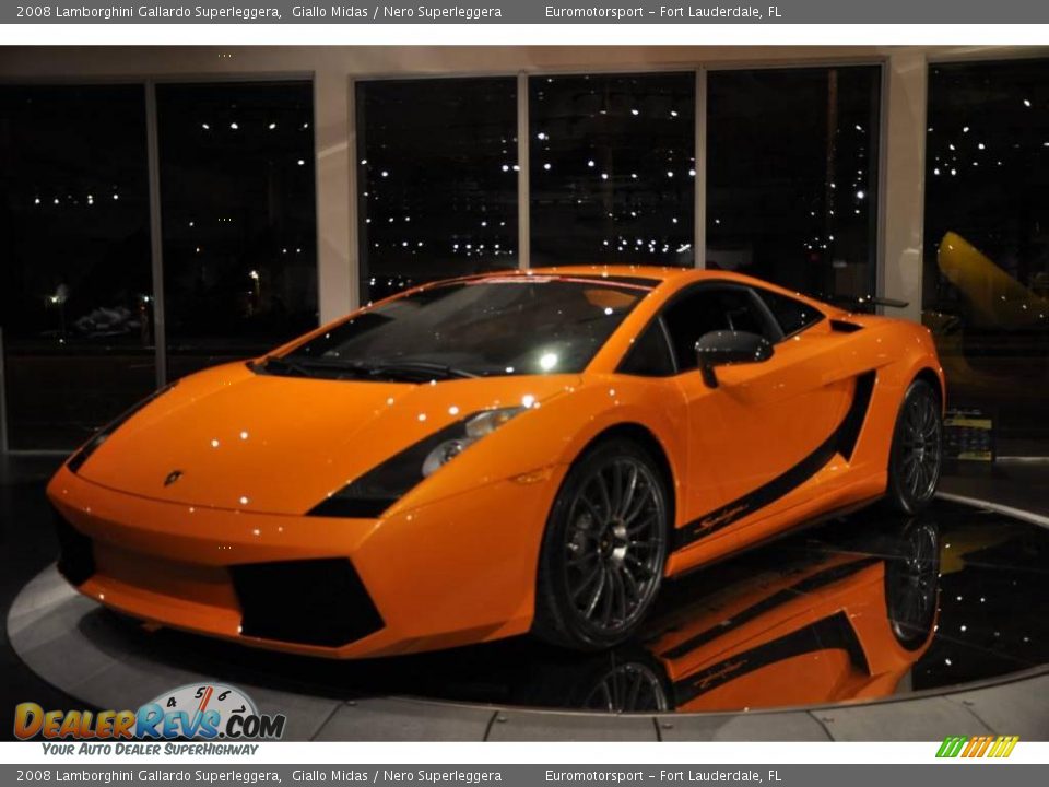 2008 Lamborghini Gallardo Superleggera Giallo Midas / Nero Superleggera Photo #22