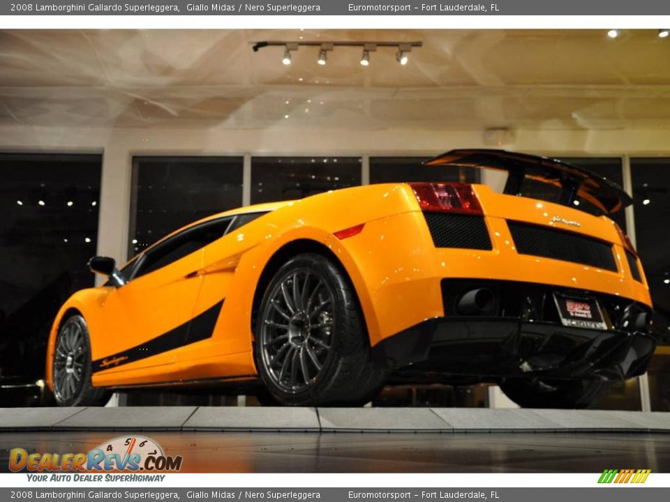 2008 Lamborghini Gallardo Superleggera Giallo Midas / Nero Superleggera Photo #23