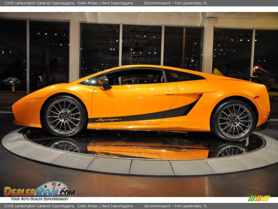 2008 Lamborghini Gallardo Superleggera Giallo Midas / Nero Superleggera Photo #25