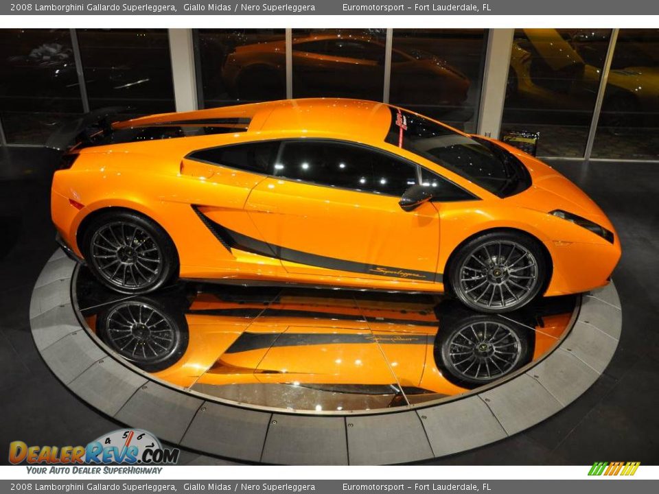 2008 Lamborghini Gallardo Superleggera Giallo Midas / Nero Superleggera Photo #28