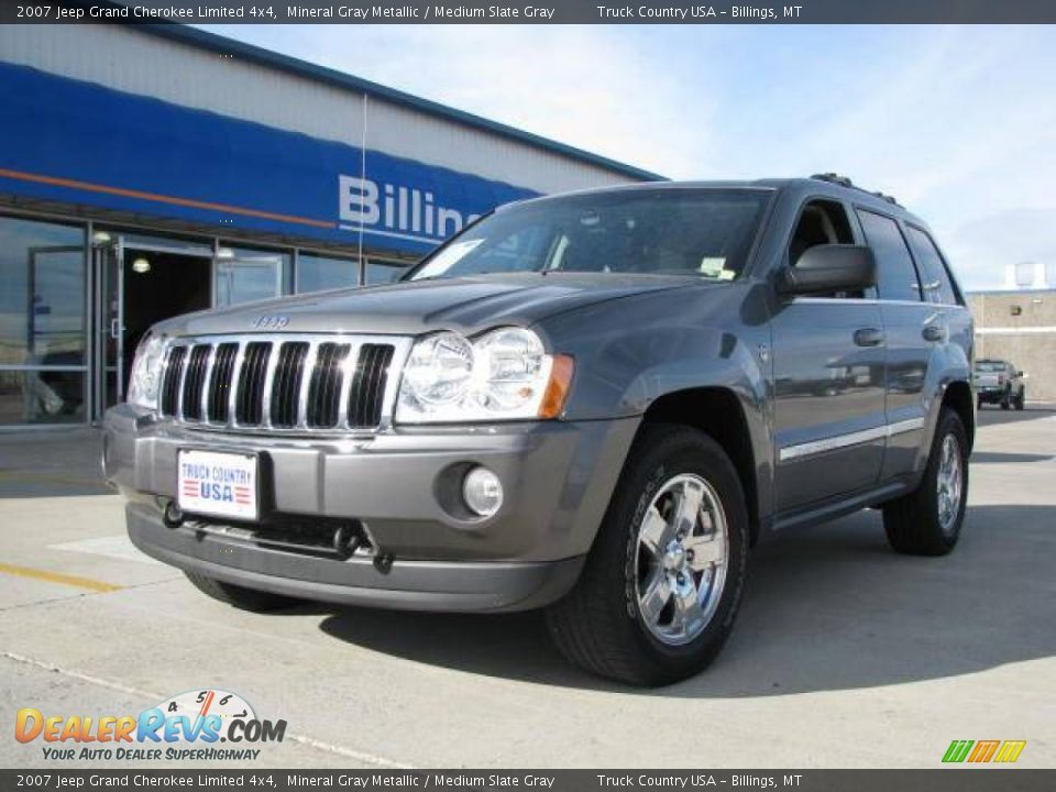 2007 Jeep Grand Cherokee Limited 4x4 Mineral Gray Metallic / Medium Slate Gray Photo #2