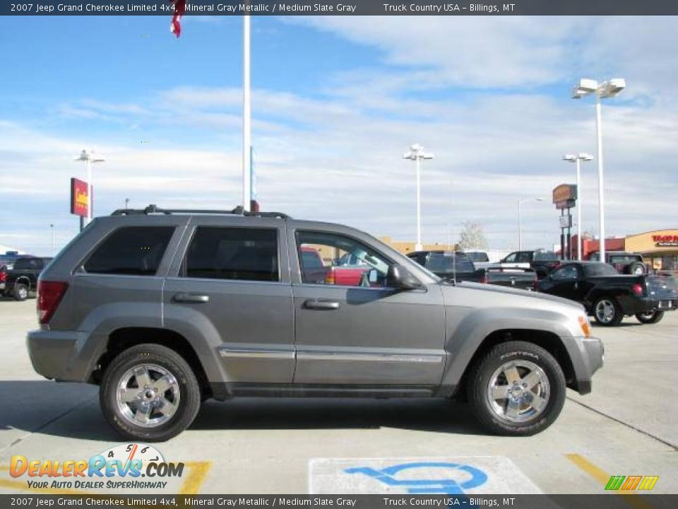 2007 Jeep Grand Cherokee Limited 4x4 Mineral Gray Metallic / Medium Slate Gray Photo #4