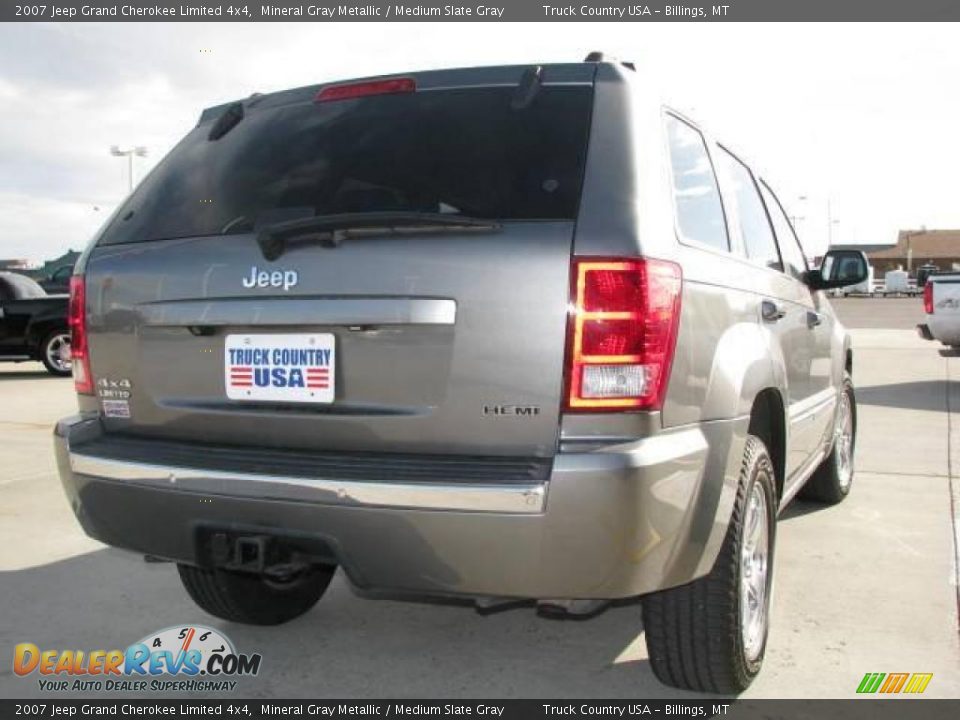 2007 Jeep Grand Cherokee Limited 4x4 Mineral Gray Metallic / Medium Slate Gray Photo #5