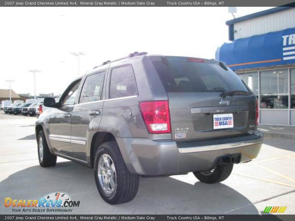 2007 Jeep Grand Cherokee Limited 4x4 Mineral Gray Metallic / Medium Slate Gray Photo #6