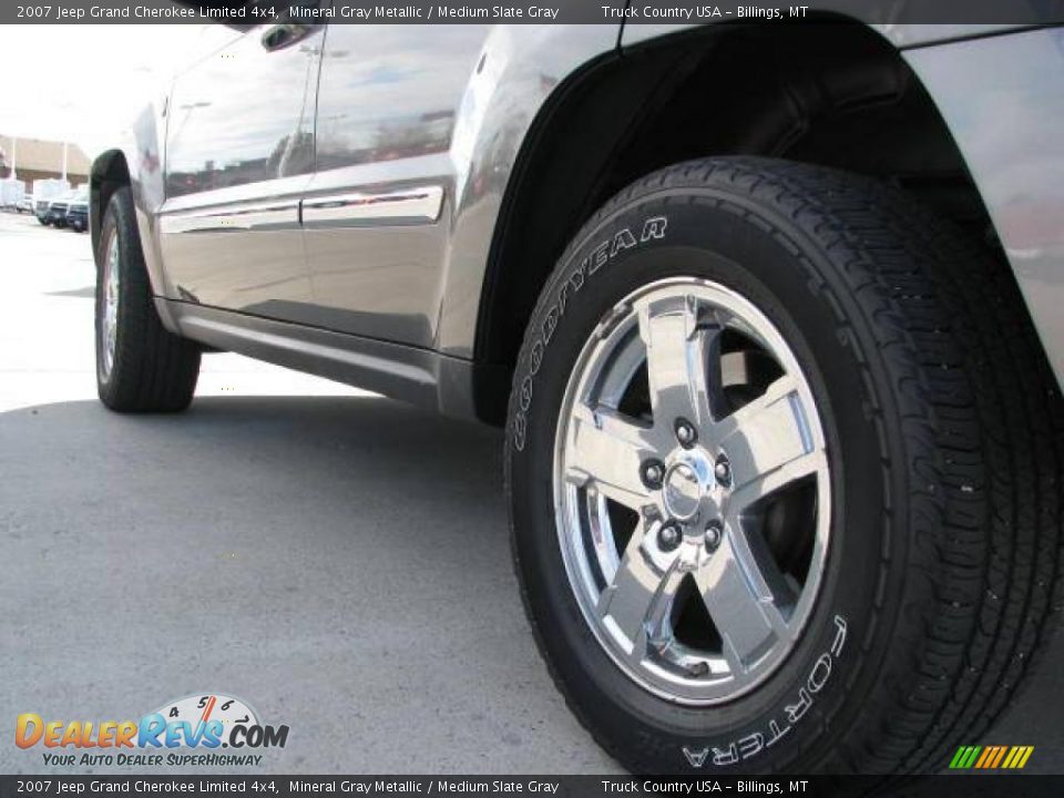 2007 Jeep Grand Cherokee Limited 4x4 Mineral Gray Metallic / Medium Slate Gray Photo #7