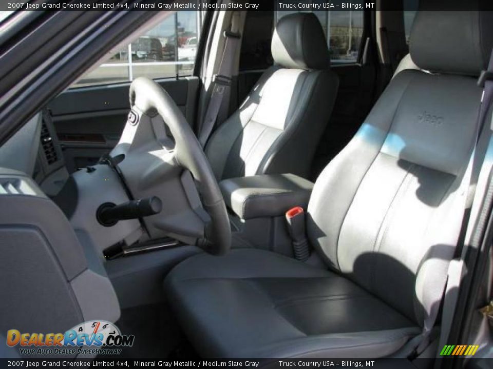 2007 Jeep Grand Cherokee Limited 4x4 Mineral Gray Metallic / Medium Slate Gray Photo #9