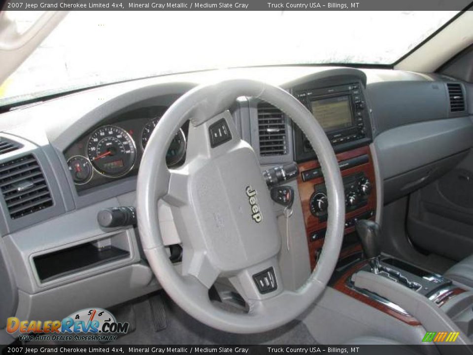 2007 Jeep Grand Cherokee Limited 4x4 Mineral Gray Metallic / Medium Slate Gray Photo #10