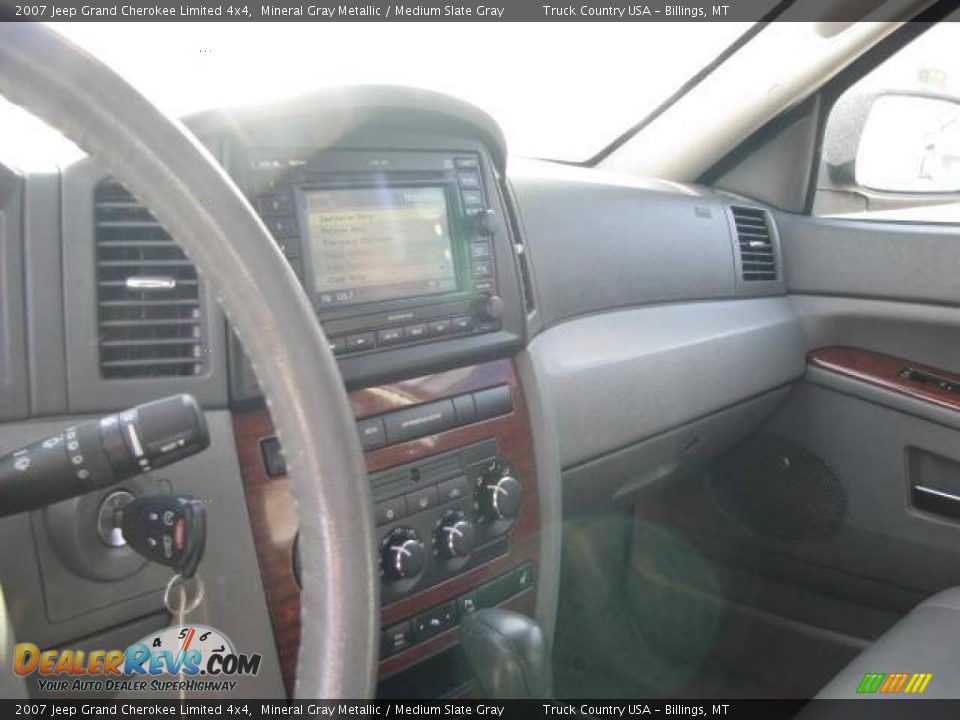 2007 Jeep Grand Cherokee Limited 4x4 Mineral Gray Metallic / Medium Slate Gray Photo #11
