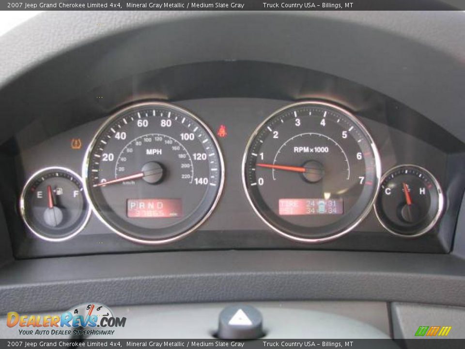 2007 Jeep Grand Cherokee Limited 4x4 Mineral Gray Metallic / Medium Slate Gray Photo #13