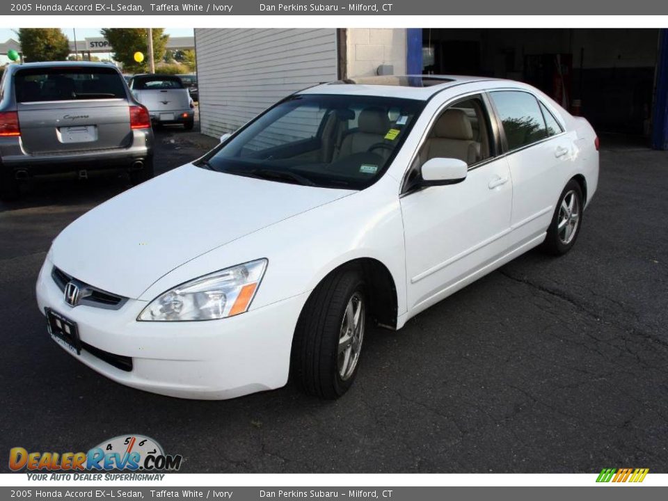 2005 Honda Accord EX-L Sedan Taffeta White / Ivory Photo #1
