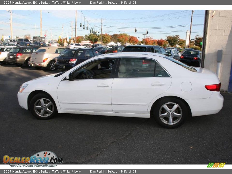 2005 Honda Accord EX-L Sedan Taffeta White / Ivory Photo #8