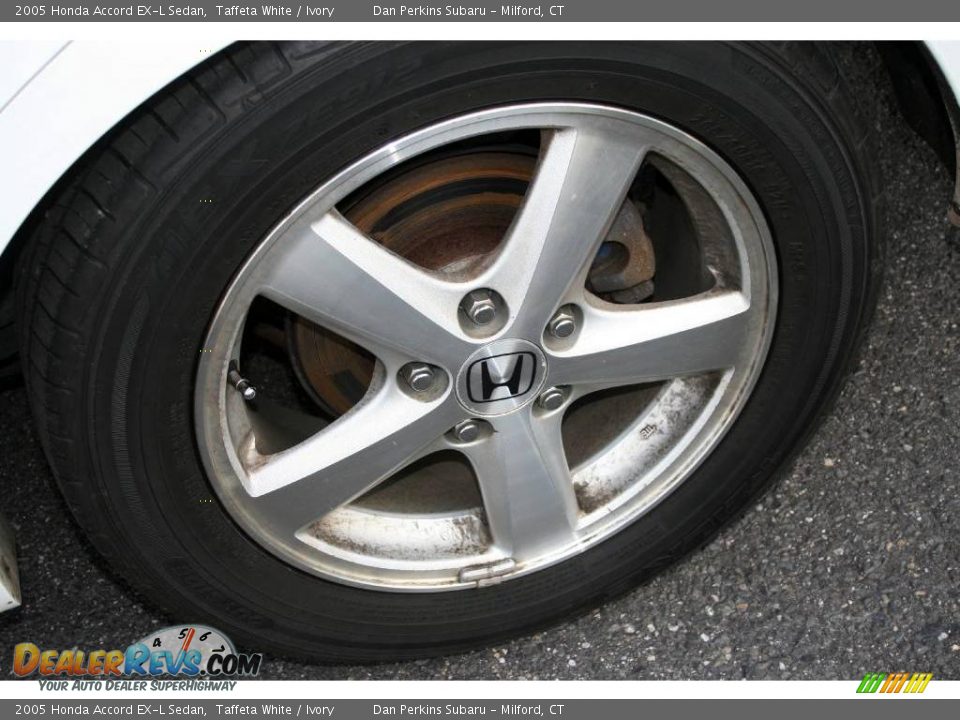 2005 Honda Accord EX-L Sedan Taffeta White / Ivory Photo #10