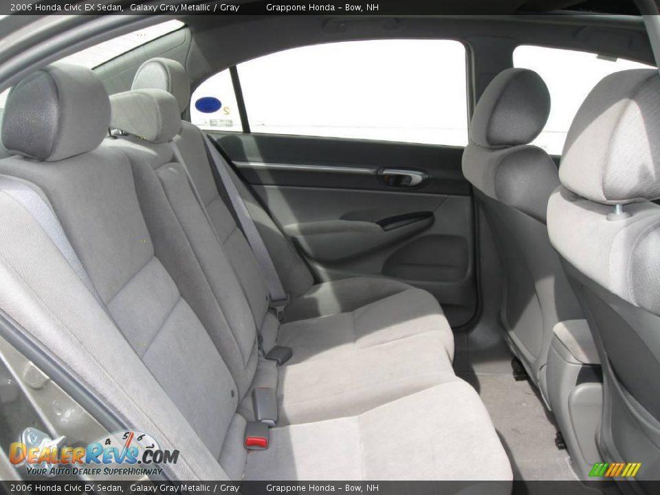 2006 Honda Civic EX Sedan Galaxy Gray Metallic / Gray Photo #5