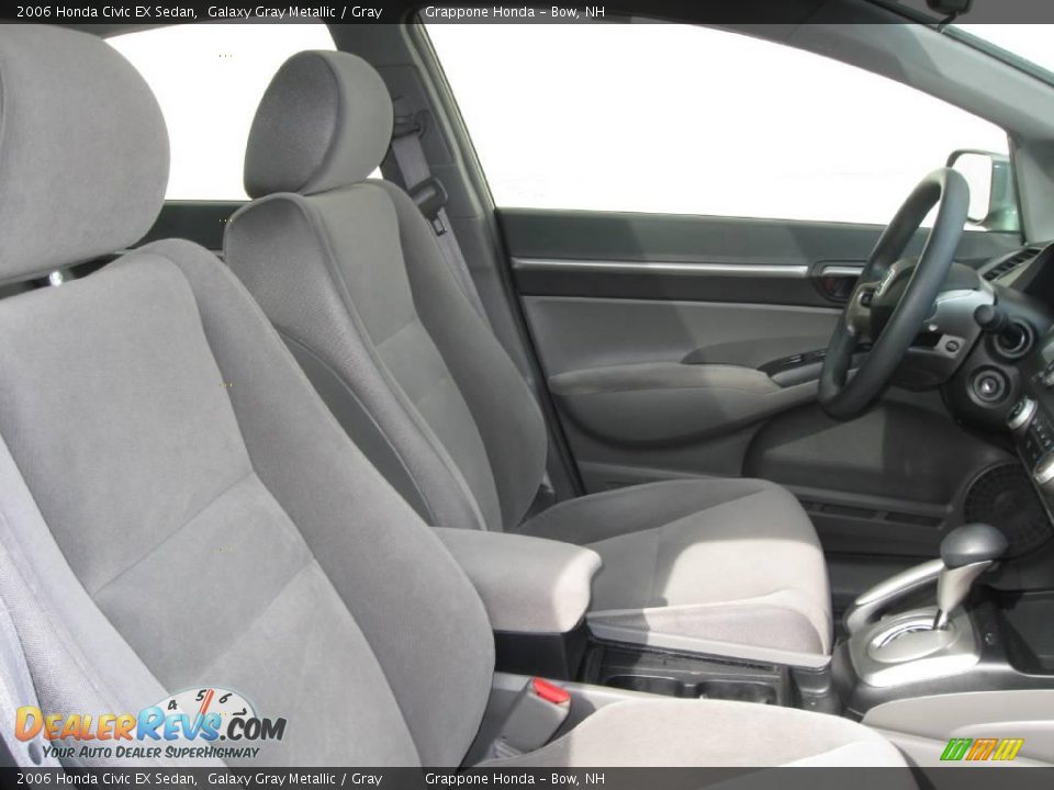 2006 Honda Civic EX Sedan Galaxy Gray Metallic / Gray Photo #6