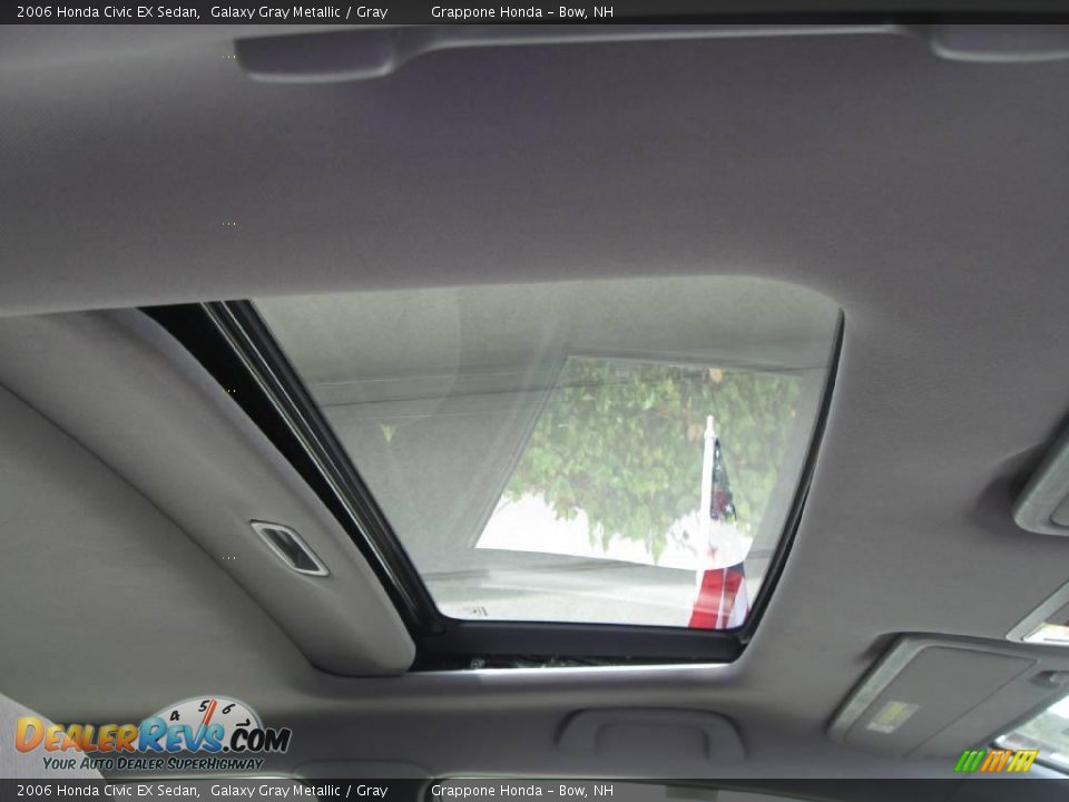 2006 Honda Civic EX Sedan Galaxy Gray Metallic / Gray Photo #7