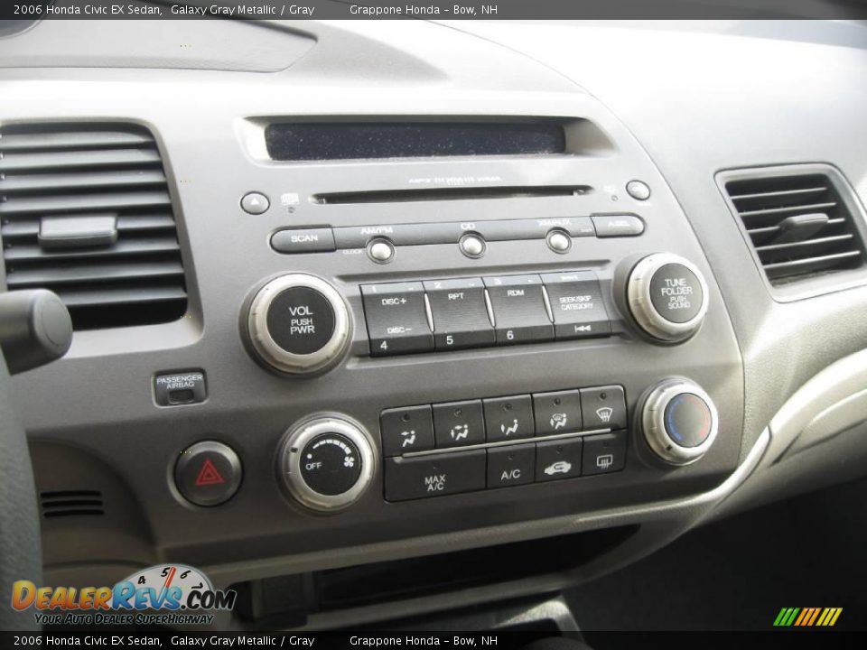 2006 Honda Civic EX Sedan Galaxy Gray Metallic / Gray Photo #8