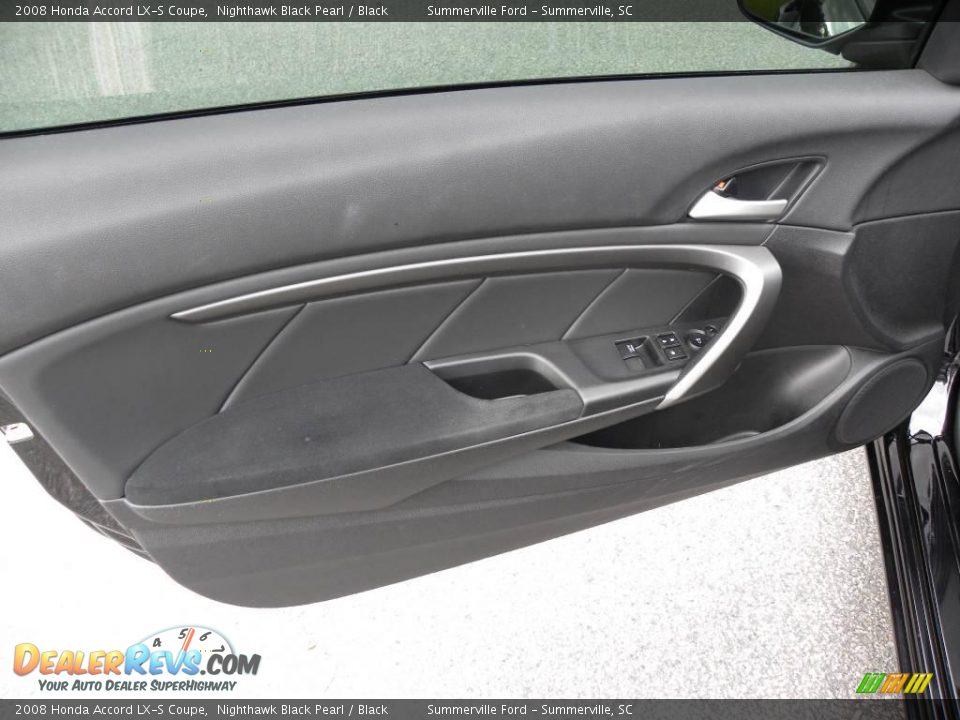 2008 Honda Accord LX-S Coupe Nighthawk Black Pearl / Black Photo #5