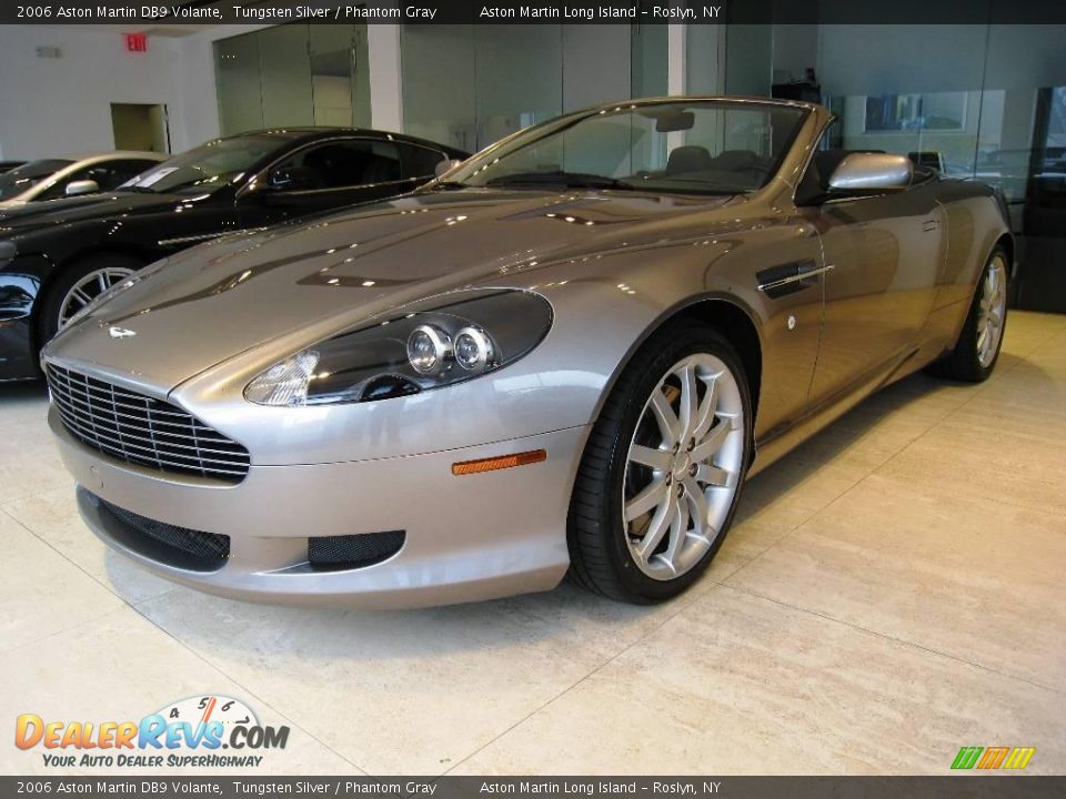 2006 Aston Martin DB9 Volante Tungsten Silver / Phantom Gray Photo #2