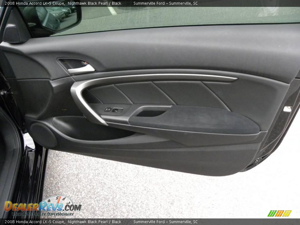 2008 Honda Accord LX-S Coupe Nighthawk Black Pearl / Black Photo #8