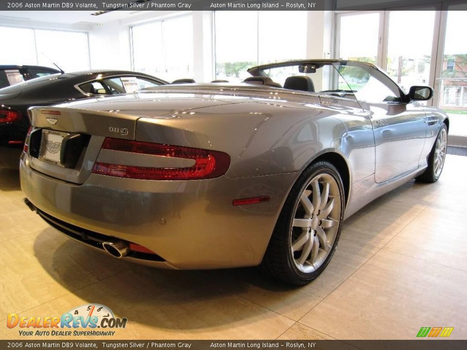 2006 Aston Martin DB9 Volante Tungsten Silver / Phantom Gray Photo #4