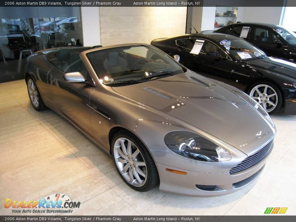 2006 Aston Martin DB9 Volante Tungsten Silver / Phantom Gray Photo #5