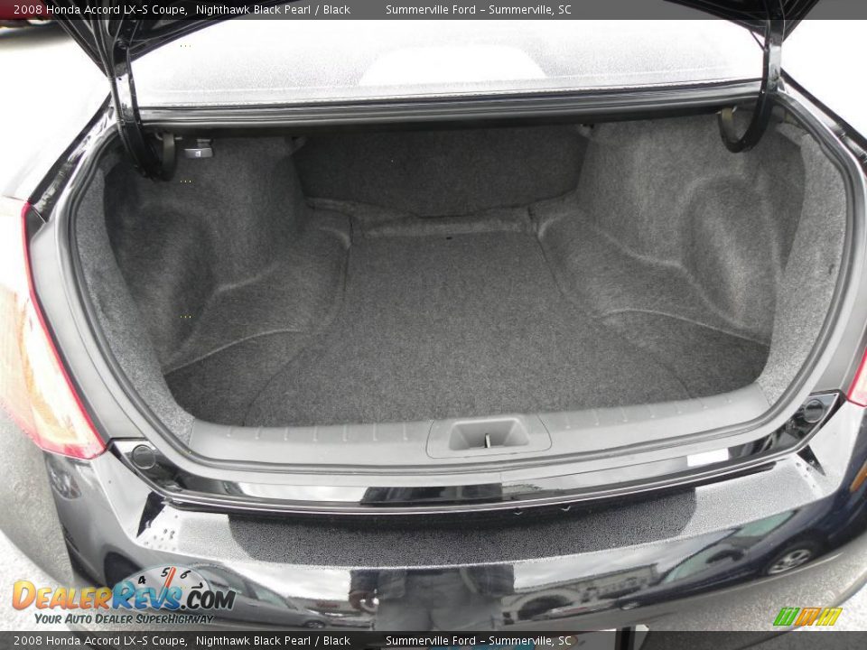 2008 Honda Accord LX-S Coupe Nighthawk Black Pearl / Black Photo #11