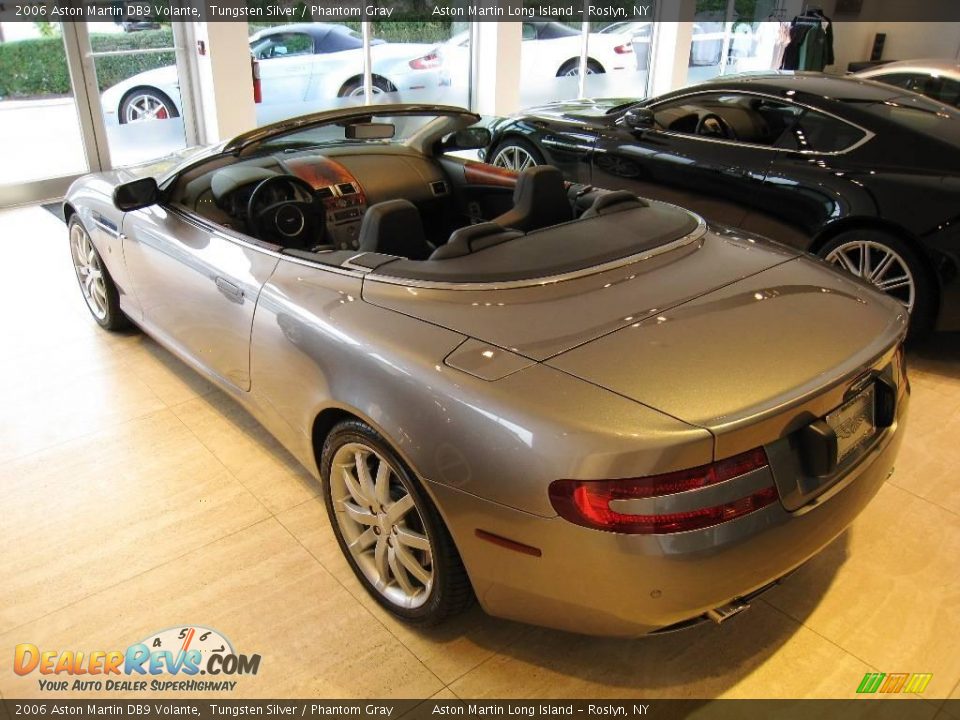 2006 Aston Martin DB9 Volante Tungsten Silver / Phantom Gray Photo #7