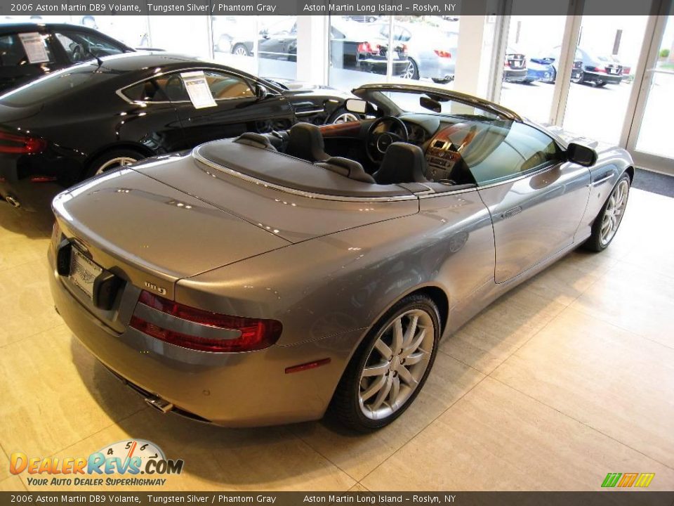 2006 Aston Martin DB9 Volante Tungsten Silver / Phantom Gray Photo #8