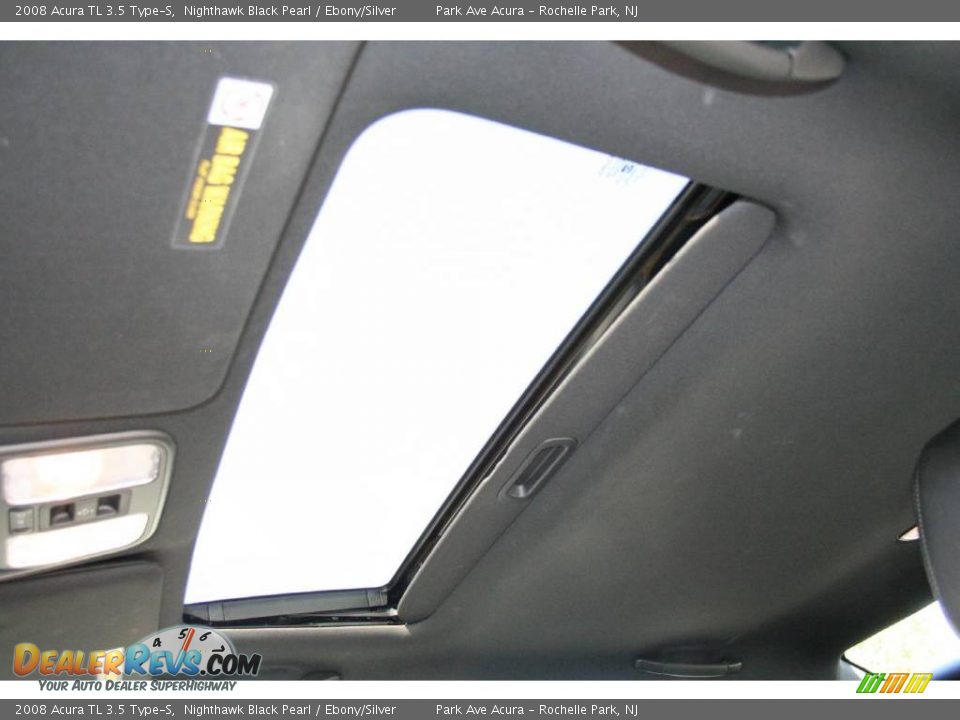 2008 Acura TL 3.5 Type-S Nighthawk Black Pearl / Ebony/Silver Photo #22