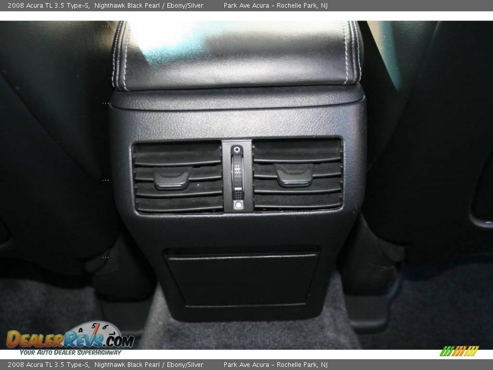 2008 Acura TL 3.5 Type-S Nighthawk Black Pearl / Ebony/Silver Photo #23