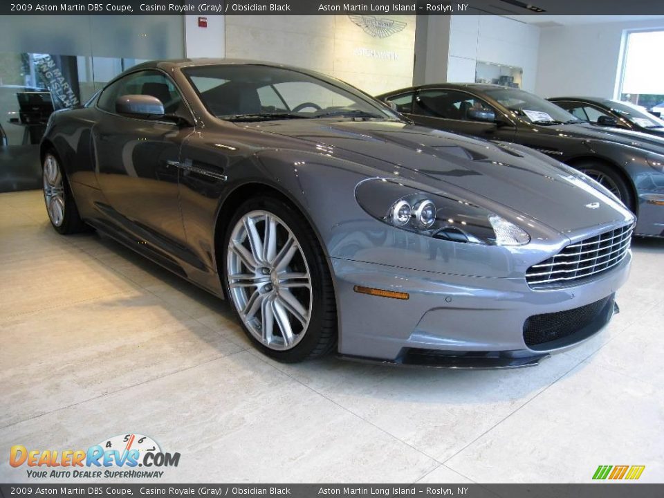 2009 Aston Martin DBS Coupe Casino Royale (Gray) / Obsidian Black Photo #1