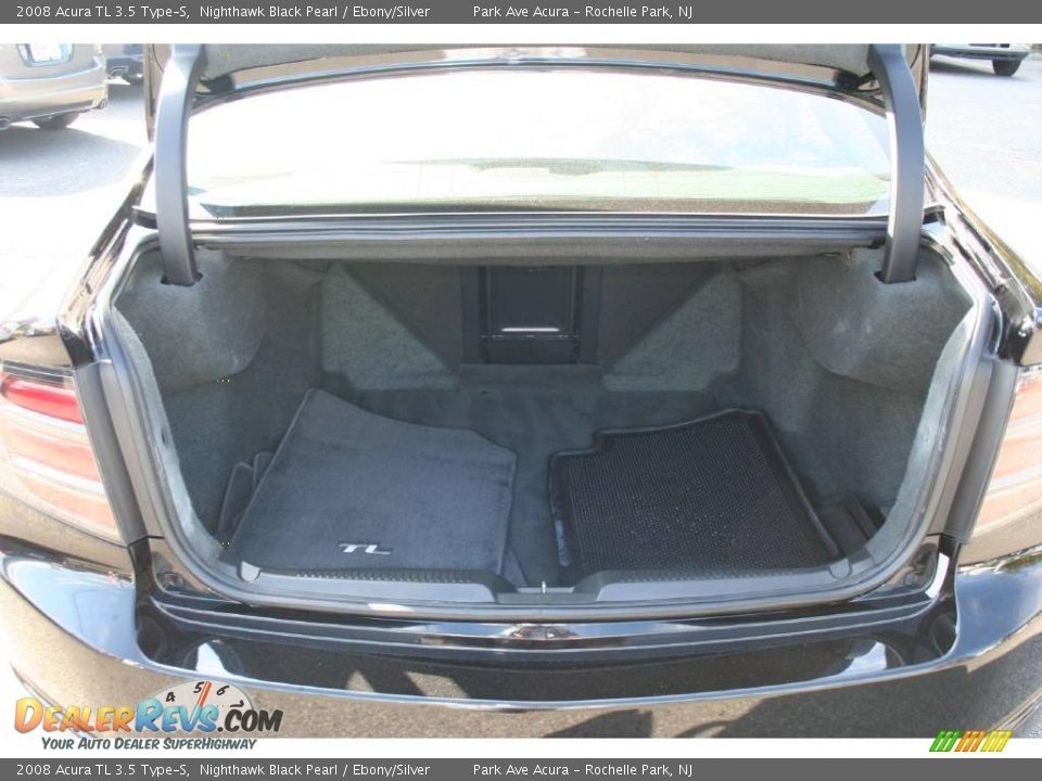 2008 Acura TL 3.5 Type-S Nighthawk Black Pearl / Ebony/Silver Photo #24