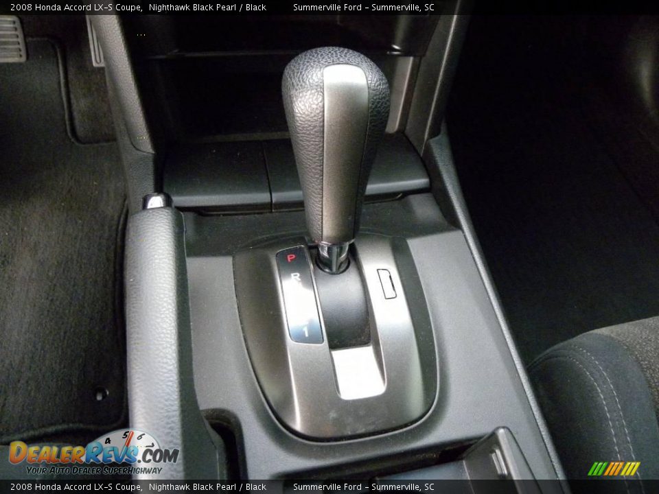 2008 Honda Accord LX-S Coupe Nighthawk Black Pearl / Black Photo #16