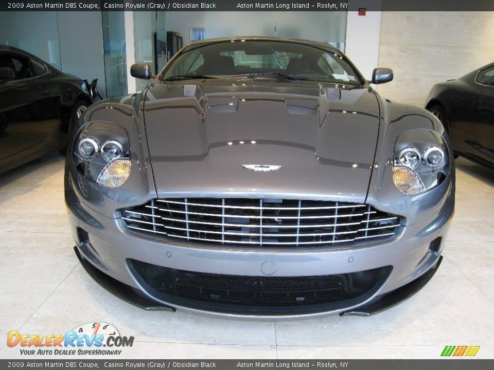 2009 Aston Martin DBS Coupe Casino Royale (Gray) / Obsidian Black Photo #2