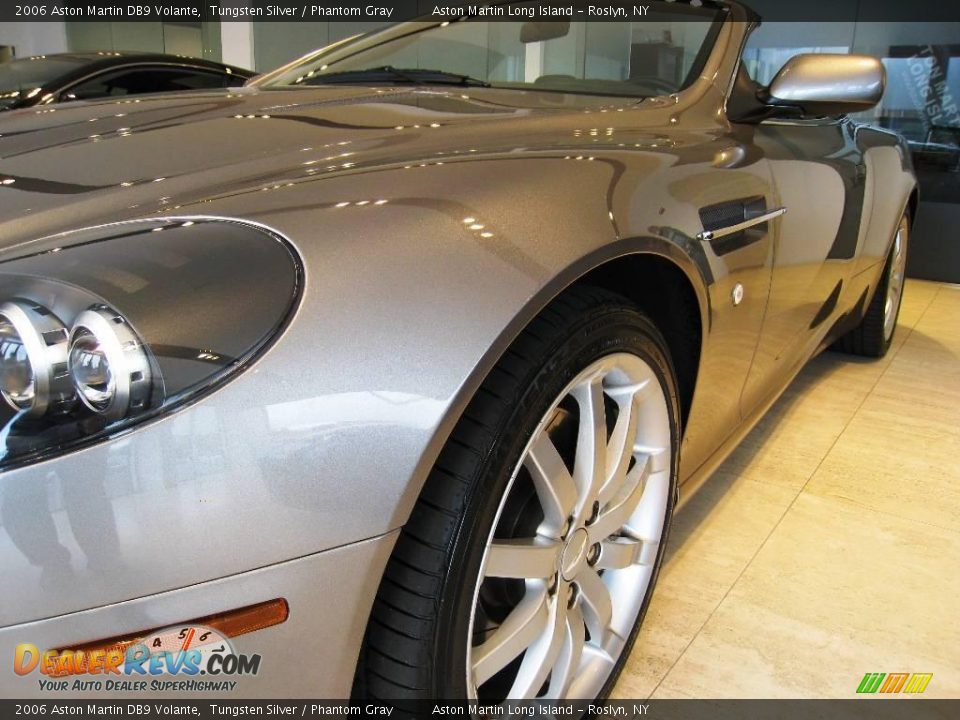 2006 Aston Martin DB9 Volante Tungsten Silver / Phantom Gray Photo #12
