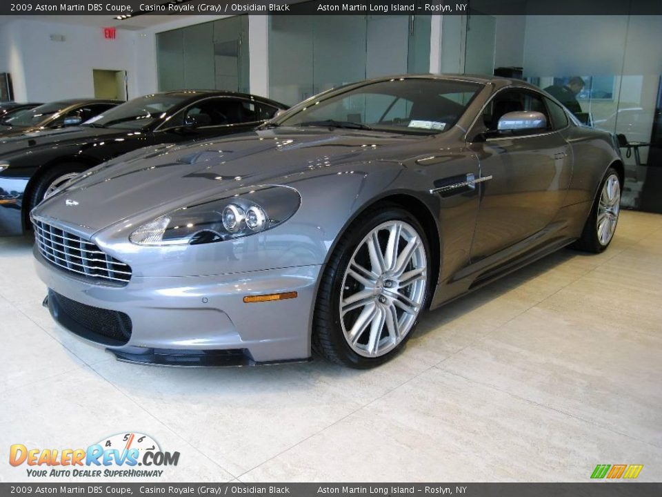 2009 Aston Martin DBS Coupe Casino Royale (Gray) / Obsidian Black Photo #3
