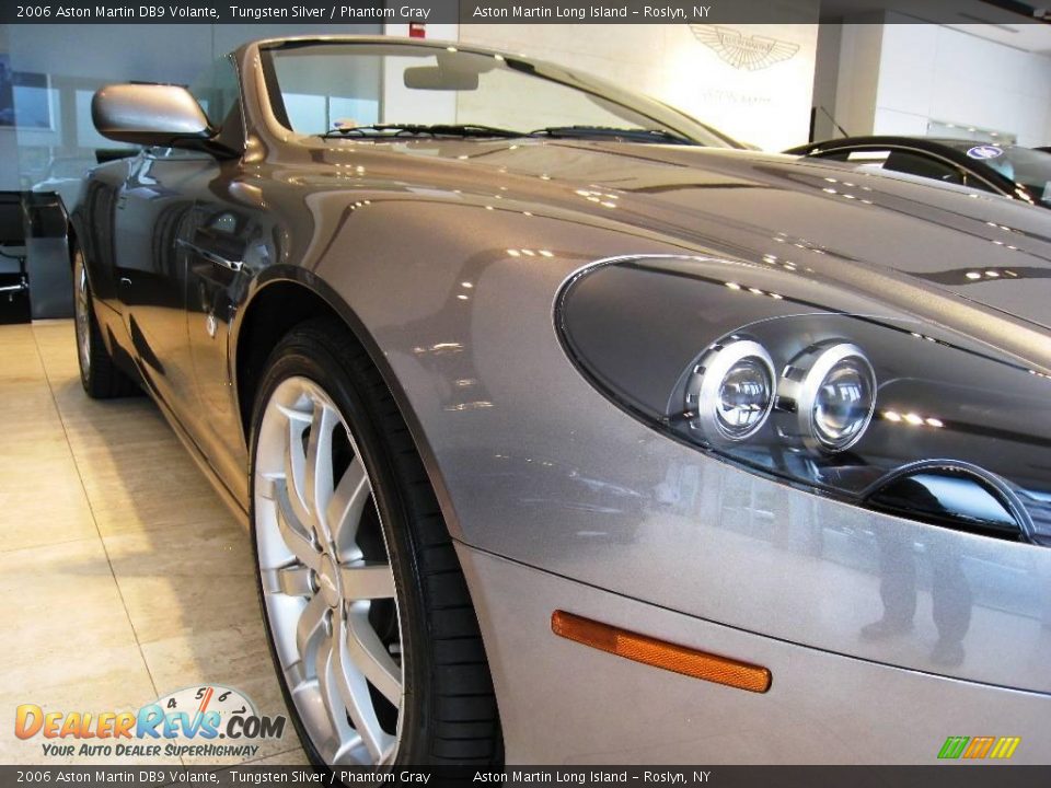 2006 Aston Martin DB9 Volante Tungsten Silver / Phantom Gray Photo #13